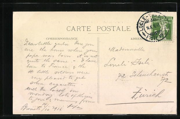 Cartoline postali: Les Brenets, Vue générale et les Pargo – Usato da Berlin venduto da bartko-reher 1