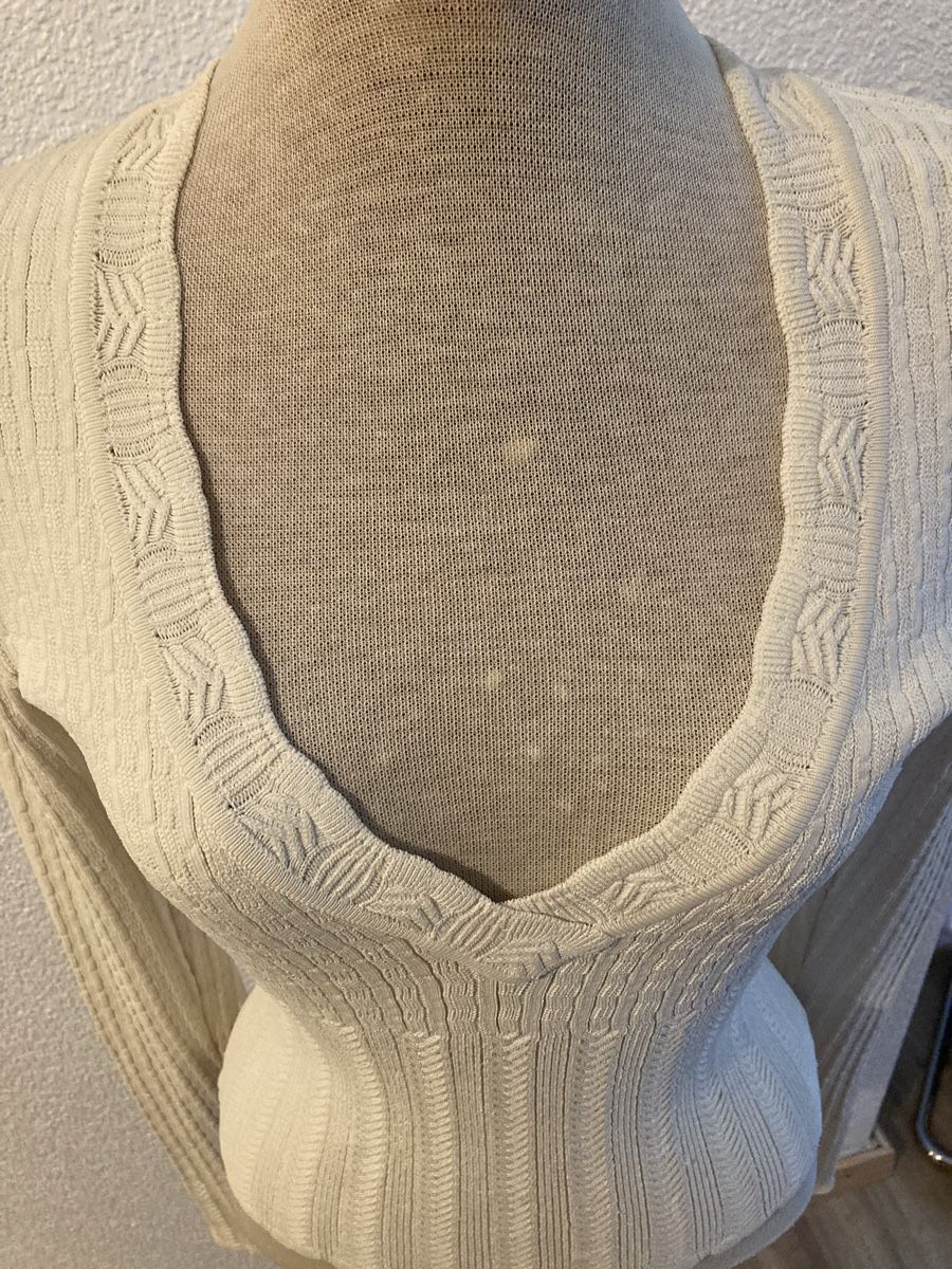 Alaia : Azzedine Alaia Vintage Strick Pullover weiss weiss 36 S – Usato da Winterthur venduto da Jolie-Joli 1