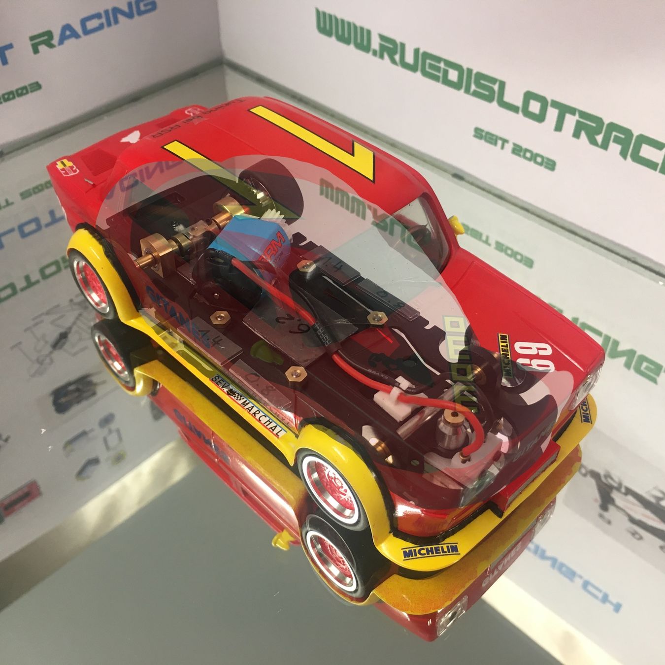 Rennbahnen: BRM Simca 1000 1:24 Rennslotcar – Gebraucht aus Rümlang von Niro69