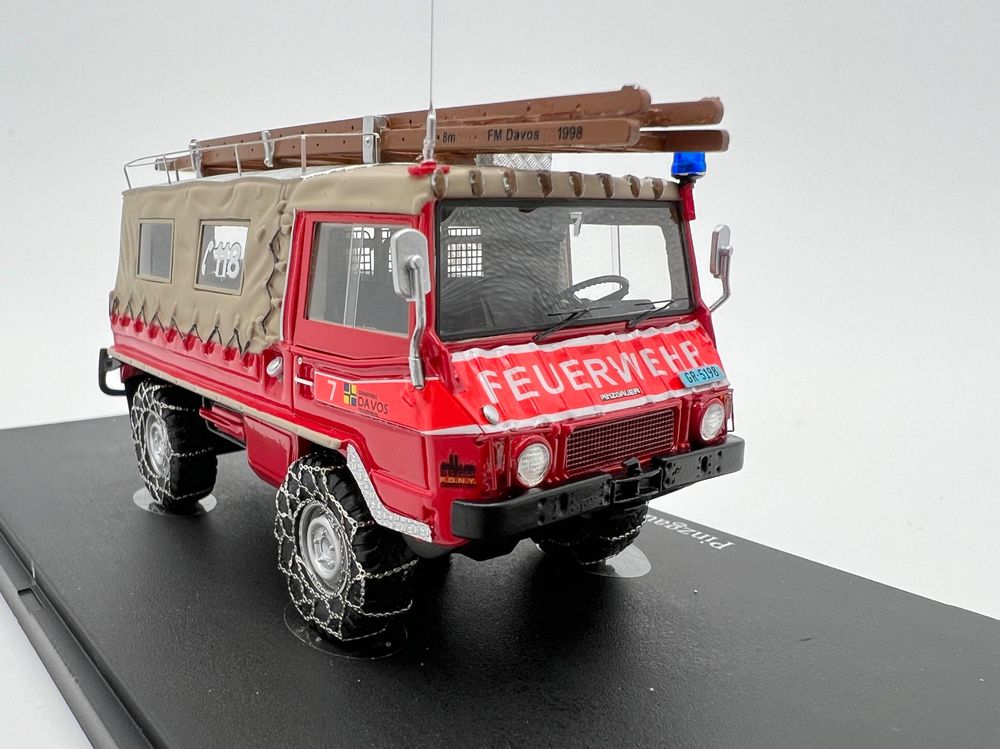 Feuerwehr Pinzgauer M710 Davos, Limit. Auflage, Neu OVP 1:43 | Kaufen ...