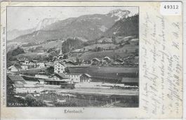 Erlenbach BE - Bahnhof 1906