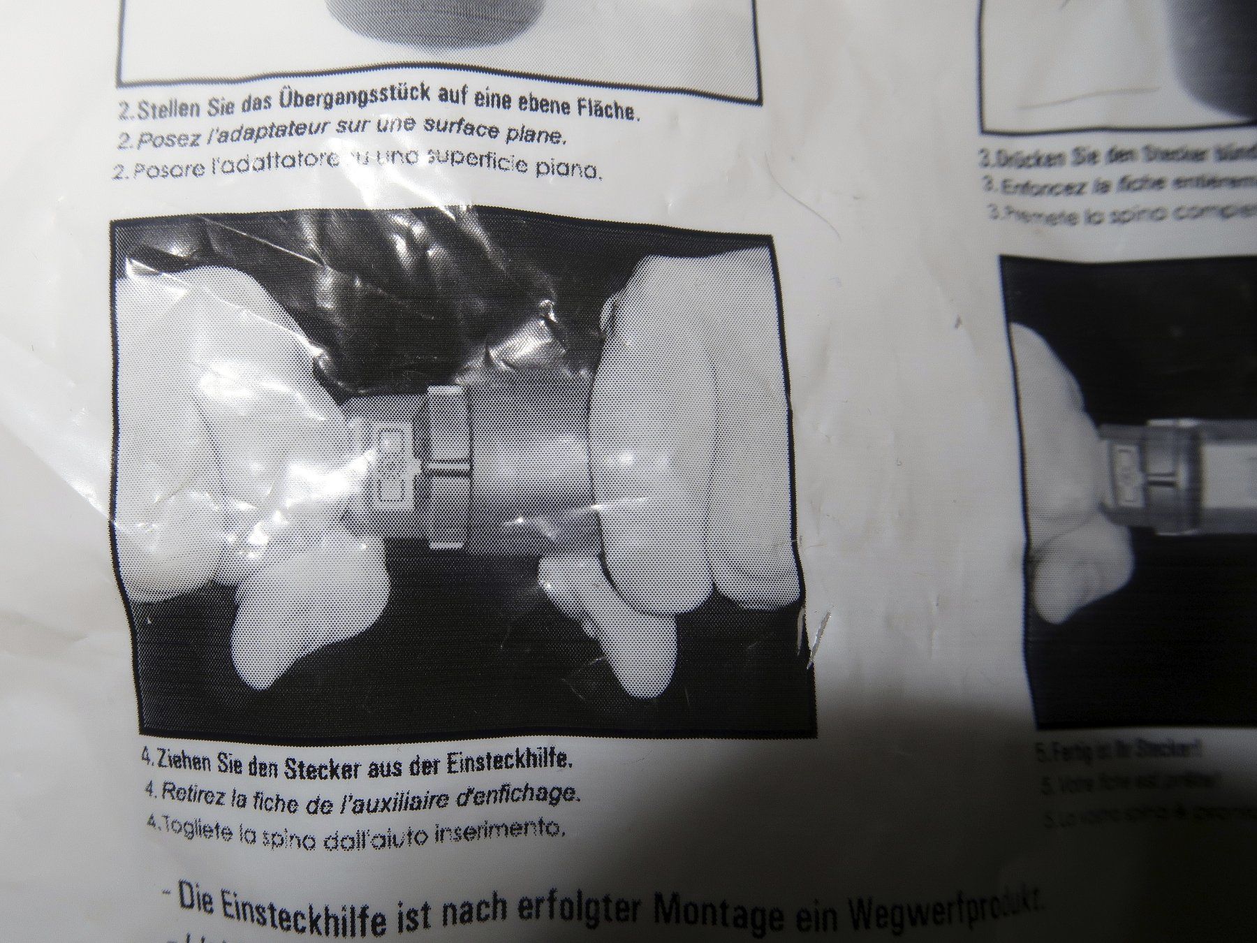 Unità & Adattatore: FIX Adapter Deutschland CEE7 | Schweiz T12, schwarz – Nuovo e nell'imballaggio originale da Hombrechtikon venduto da Bluecoral 4