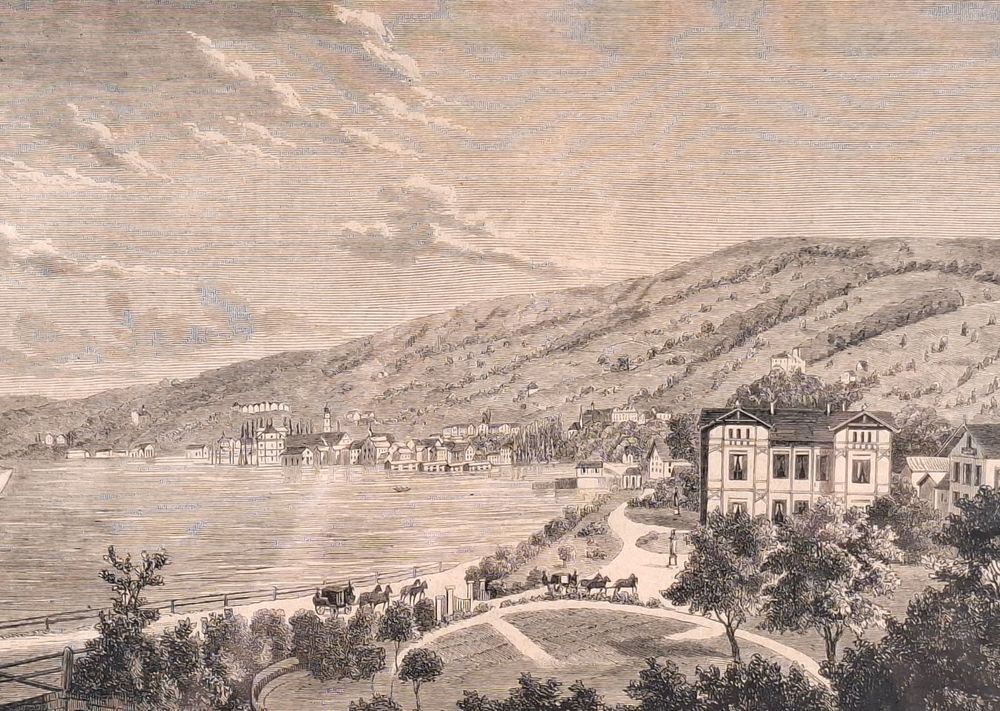 RORSCHACH VILLA SEEFELD MAX KUHN 1869 Xylographie (Gebraucht) in Wil SG ...