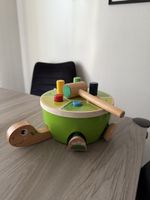 Hape Holzspielzeug Hammerbank Schildkröte, Top Zustand!