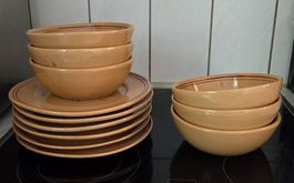 Spaghettata Geschirr Set Keramik gebraucht guter Zustand