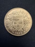 Gold Vreneli, Fr. 20.- , 1935LB