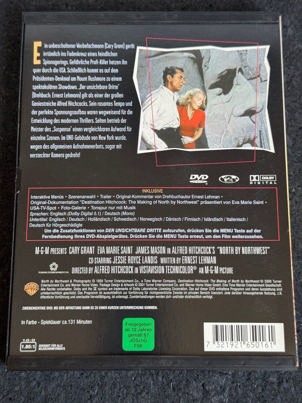 Tutti i DVDs: Der unsichtbare Dritte Alfred Hitchcock DVD DE/EN – Usato da Fribourg venduto da tschjoly 1