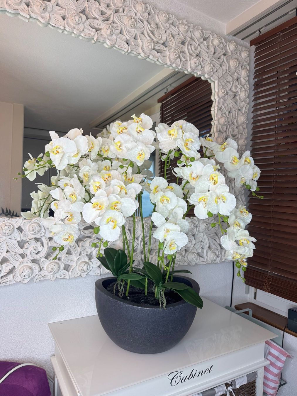 Tutte le decorazioni: Künstliche Orchideen mit Vase New – Nuovo (secondo la descrizione) da Zürich venduto da Privat4444 2
