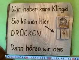 Türglocke Gästeempfang Klingelersatz Holzhandwerk Swiss Made
