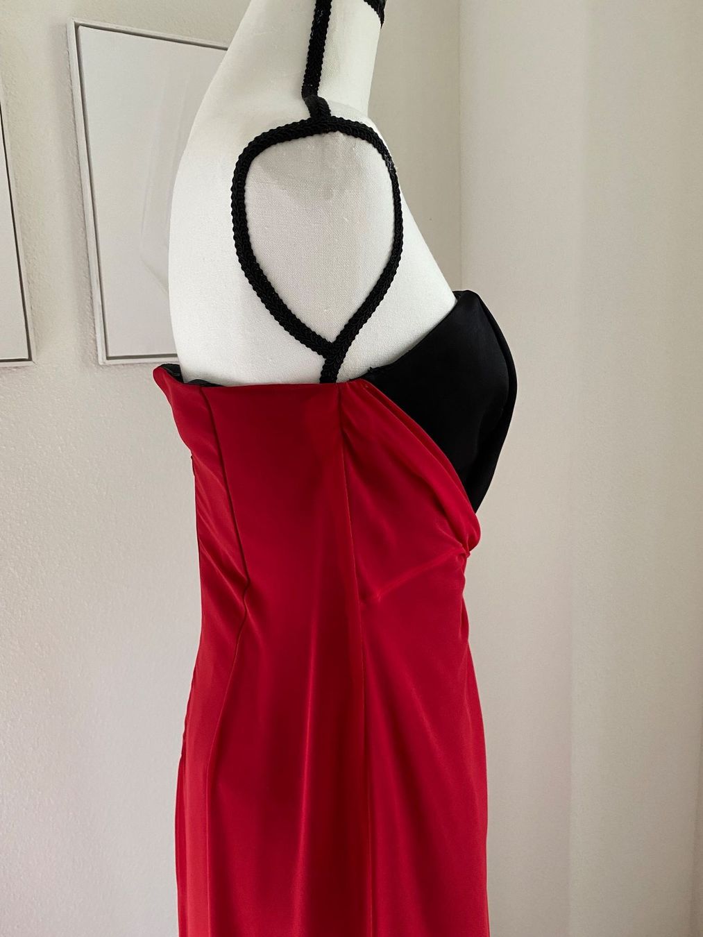 Kleider: Elegantes vintage Abendkleid, rot-schwarz, Gr. 36 – Gebraucht aus Umiken von Muriel22 1