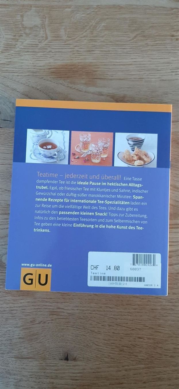 Libri: Teatime GU Buch  Wie neu – Nuovo (secondo la descrizione) da Affoltern am Albis venduto da Sabinezc 1