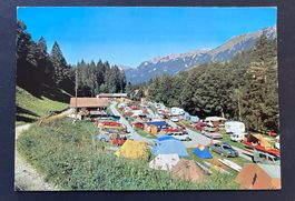 Camping Weissenburg im Simmental/ Oldtimer Autos~1970