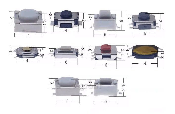 Elektronikbauteile: Lot de 200 mini interrupteurs - SMD – Neu und originalverpackt aus Corcelles-près-Payerne von FactoryofSound