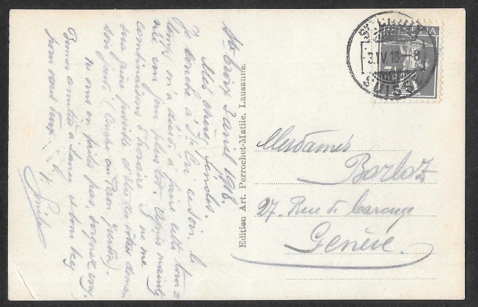 Cartes postales: Auberson Dorfansicht – D'occasion à Olten par clotaldi 1