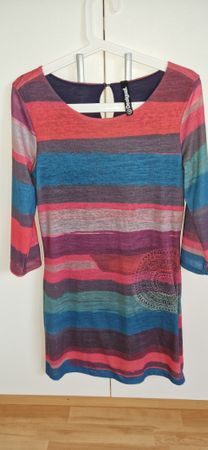 Robe Desigual rayée multicolore taille M