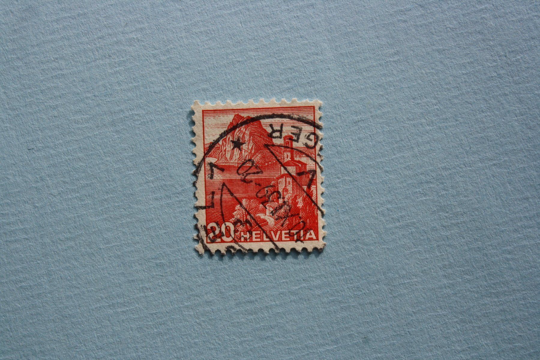 Tutti i francobolli: um 1936 helvetia stamp – Usato da Laupen BE venduto da Gufi57