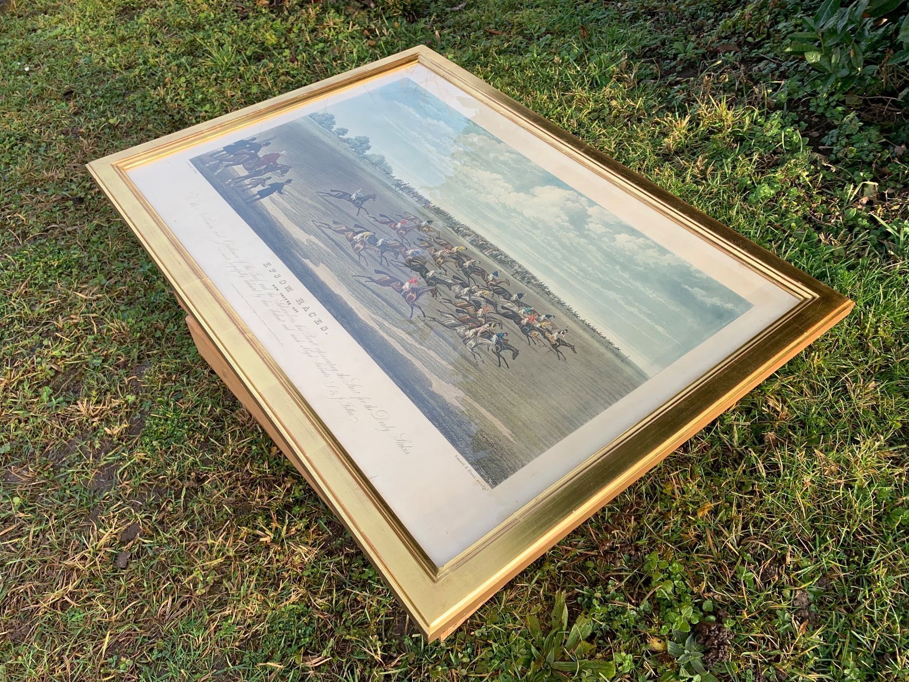 Kutschen: schönes Epsom Races Bild aus England – Gebraucht aus Feldbach von Olive1 1