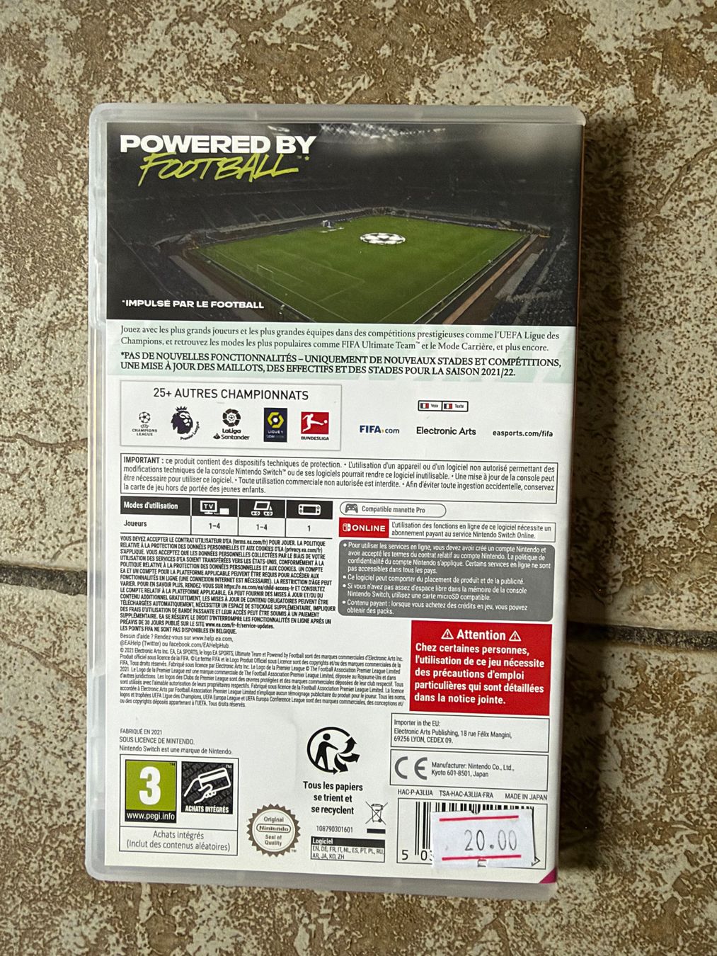 Nintendo Spiele: Switch: Fifa 22 – Gebraucht aus Marly von may_j75b 1