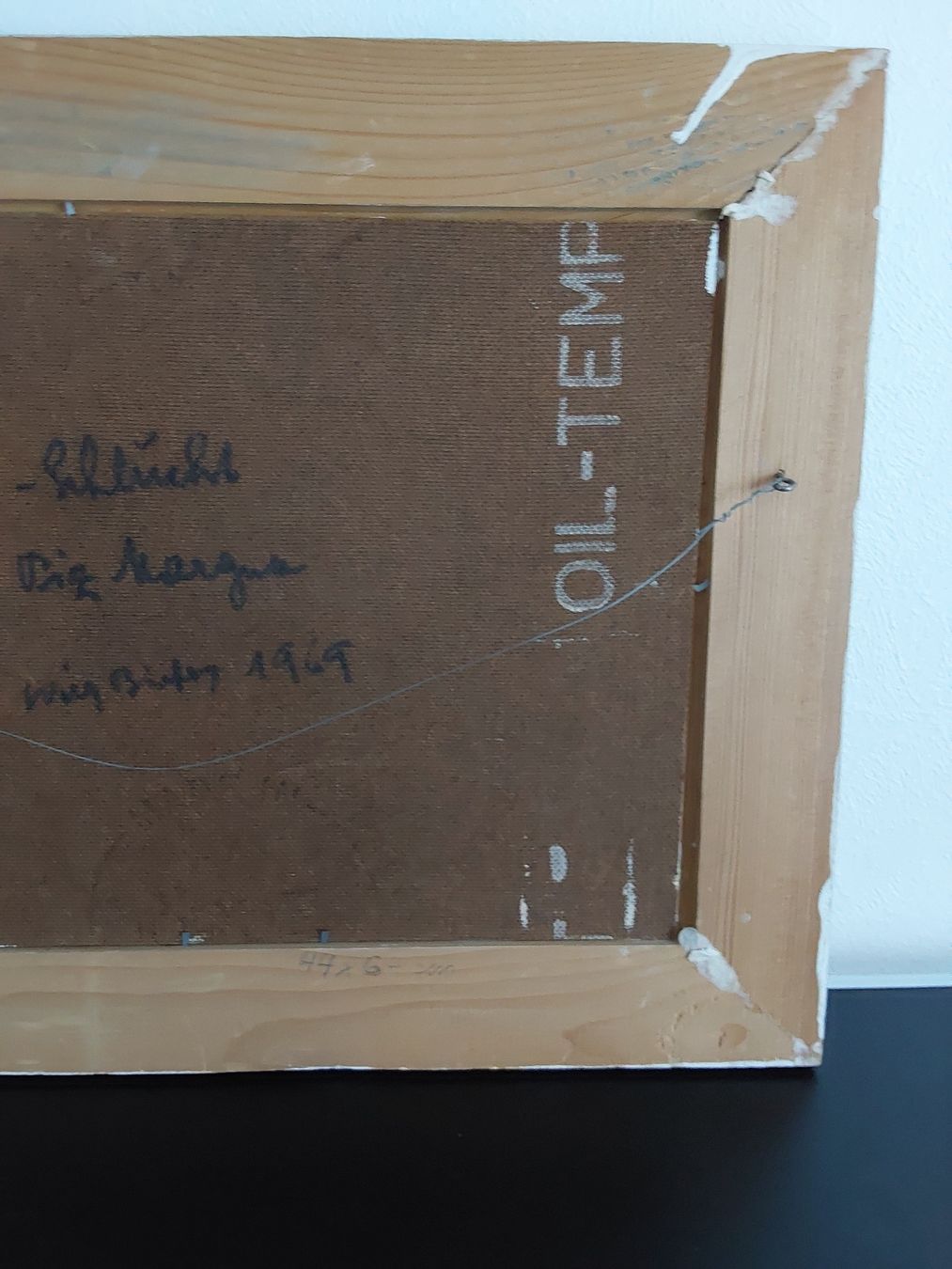 Gemälde: Biefer Willy Oelbild. Mit Rahmen 44x64cm. – Gebraucht aus Steinach von Chilli1957 8