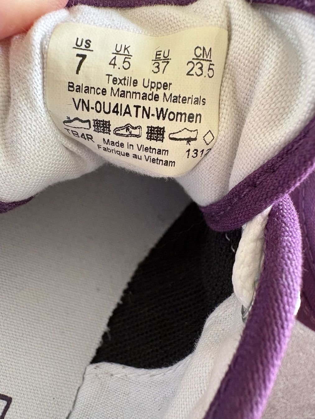 Vans Scarpe da donna: Damen Sneakers Vans Lila Grösse 37 – Usato da Flawil venduto da HeisseReifen 7