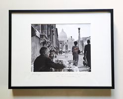 Sign.orig. Print J.P. Sartre + S.de Beauvoir v.B.Moosbrugger