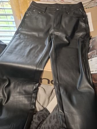 Urban Classics Kunstleder Schlaghose, neu, Gr. 31, Schwarz!