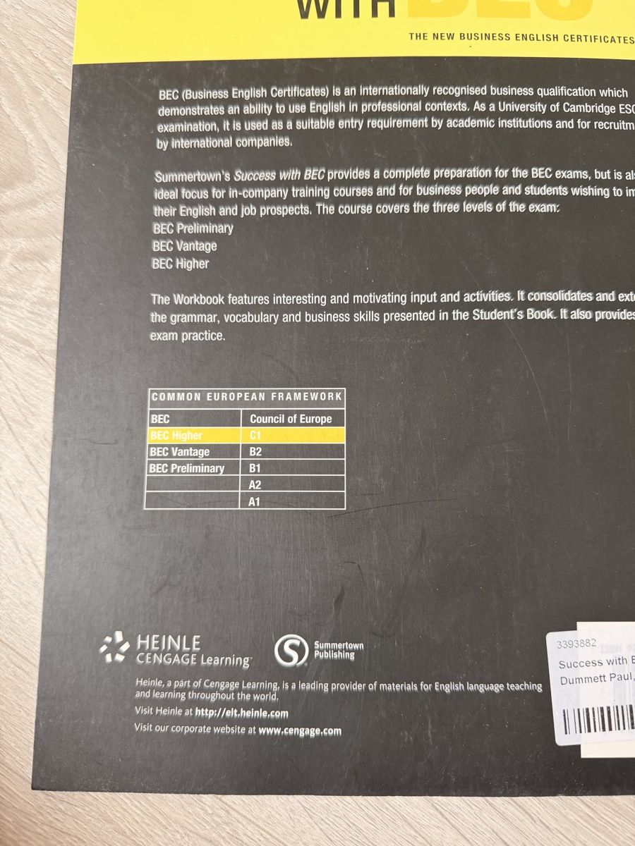 Libri: BEC Higher, Student's Book & Workbook – Usato da Nussbaumen AG venduto da nad_lq9s 3