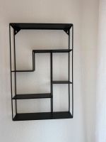 Wandregal schwarz Metall Geometrisch guter Zustand