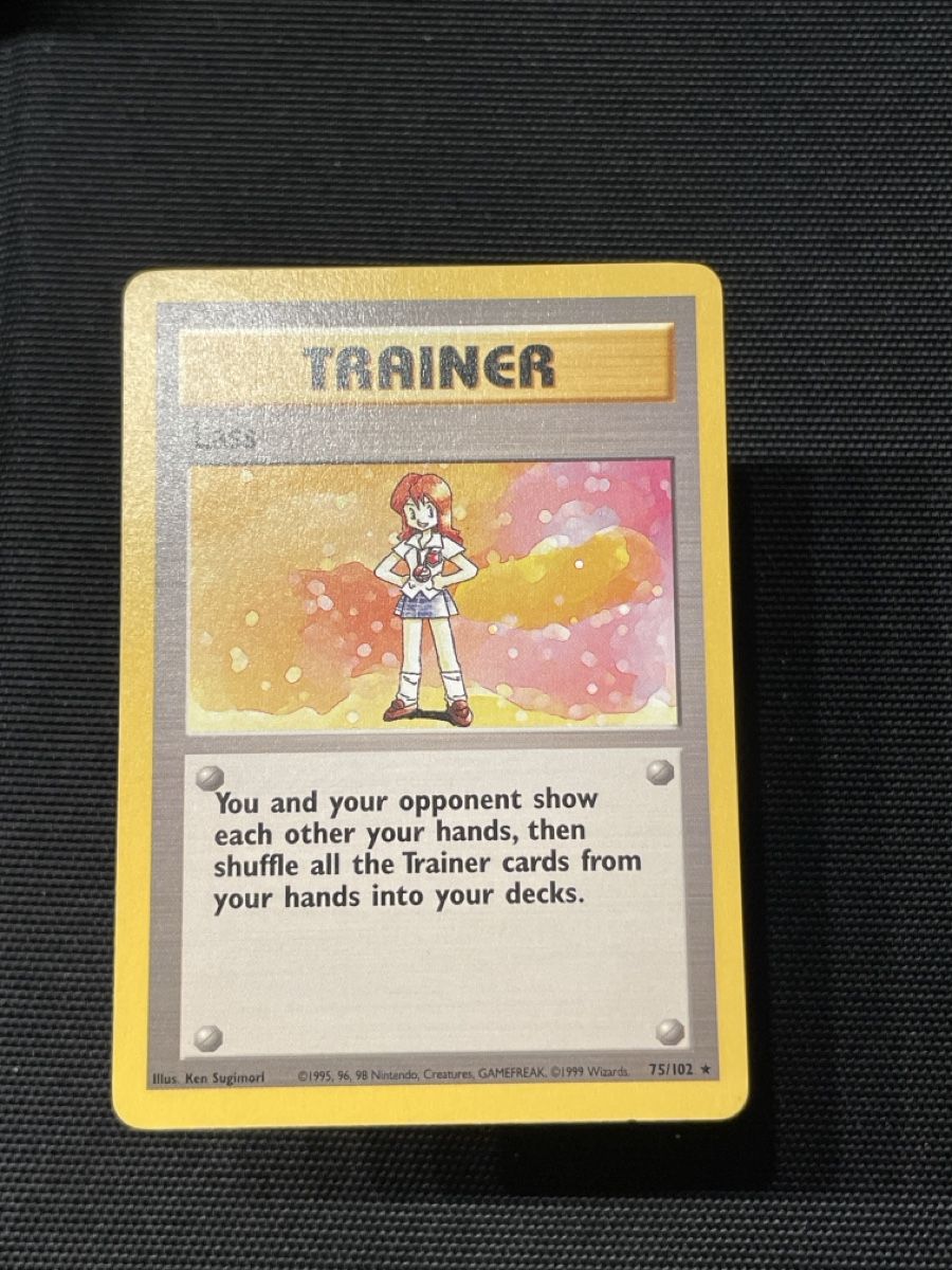 Pokémon Carte collezionabili: Lass Base Pokemon trainer 75/102 rar vintage – Usato da Hugelshofen venduto da Suimosa