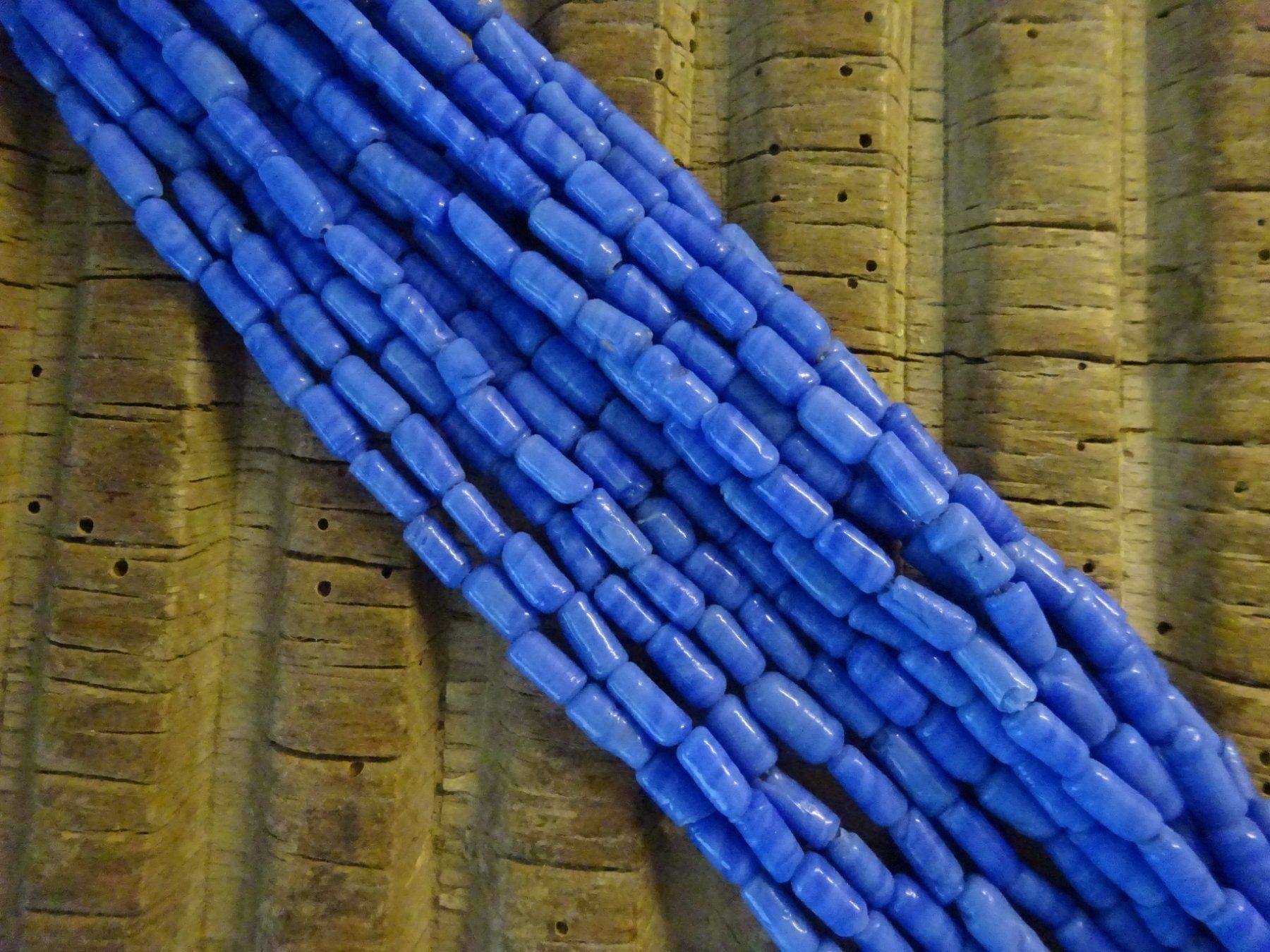 Catenine: Glaskette Blau Indien / Ethno – Usato da Esslingen venduto da FetteSchnecke 6