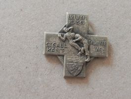 Abzeichen Kantonal Schwingfest Schwingen Uznach SG 1936