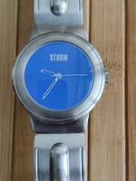 Vintage STORM desert Lazer Stainless Steel Blue Dial Japan 