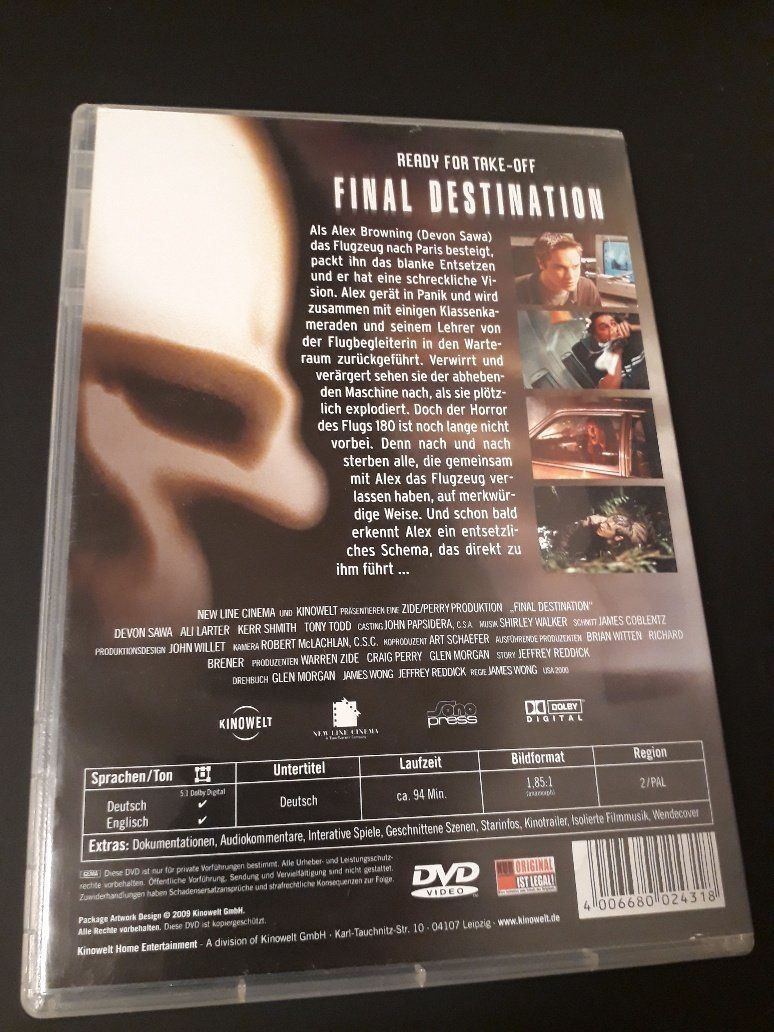 Alle DVDs: Final Destination – Gebraucht aus Freudwil von Feenland2010 2
