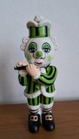 Grosse Kübler Fasnachtsfigur, 18 cm, Keramik, Dumm Peter