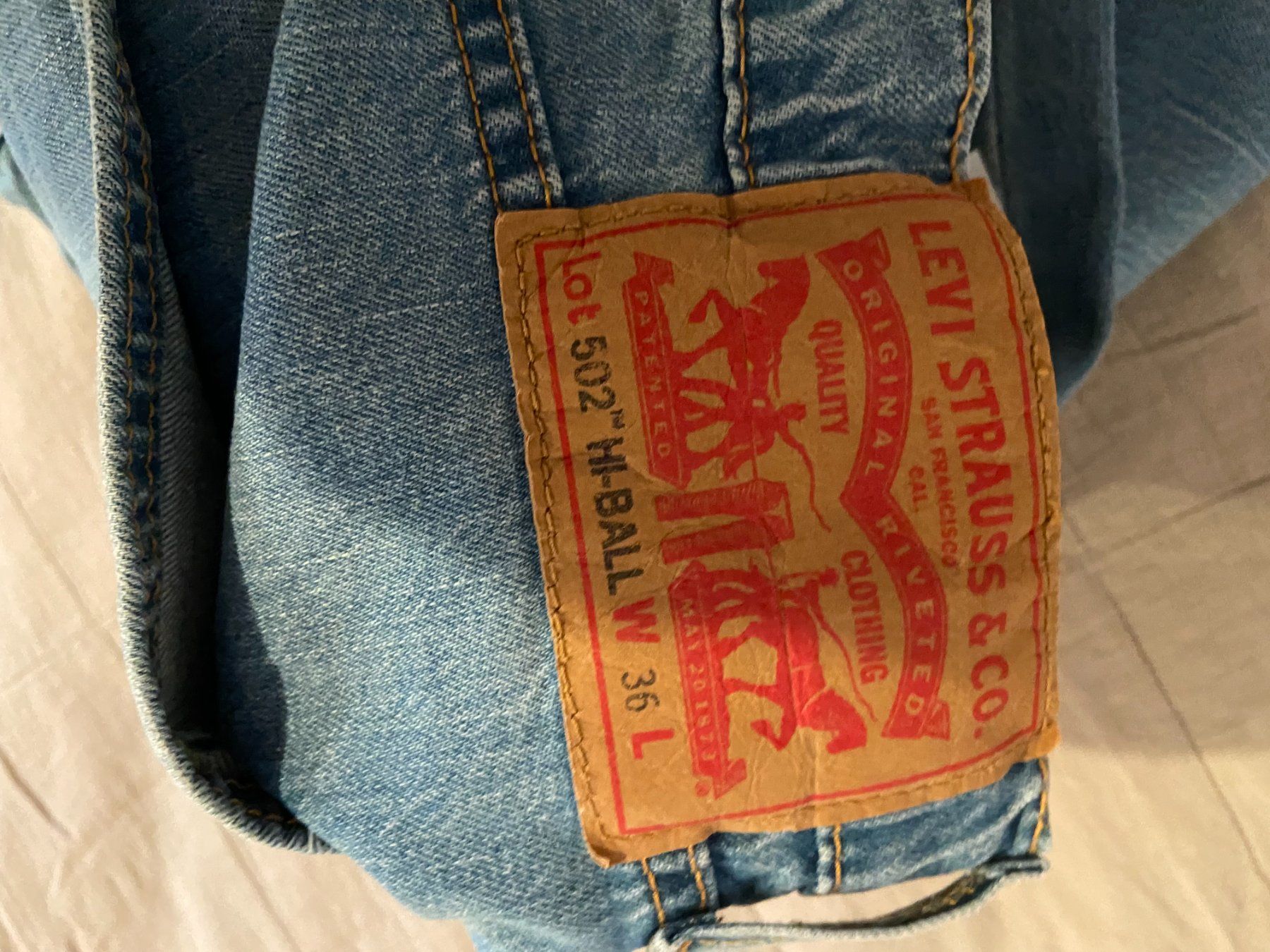 Levi's Jeans: Levi's 502 Hi-ball, taille 36 – Nuovo (secondo la descrizione) da Essert FR venduto da Boulous 4