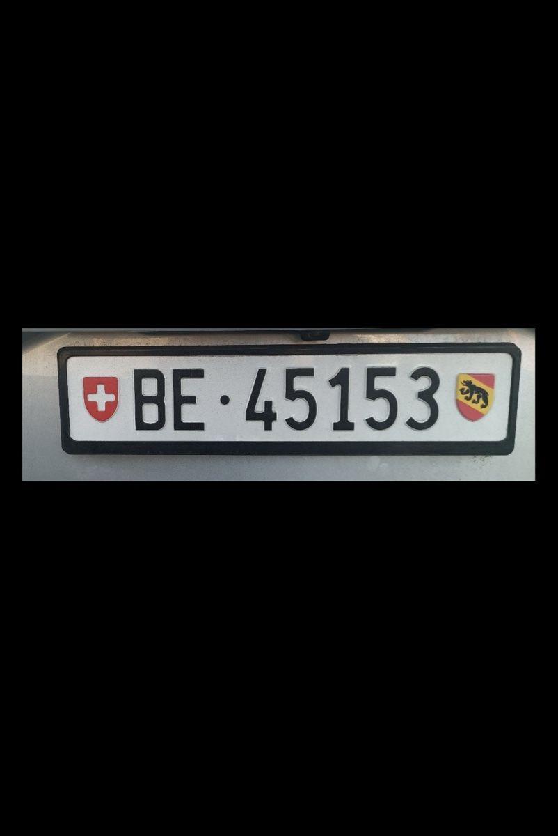 Schilder: Be 45153 – Gebraucht aus Thun von bsr_xg6p