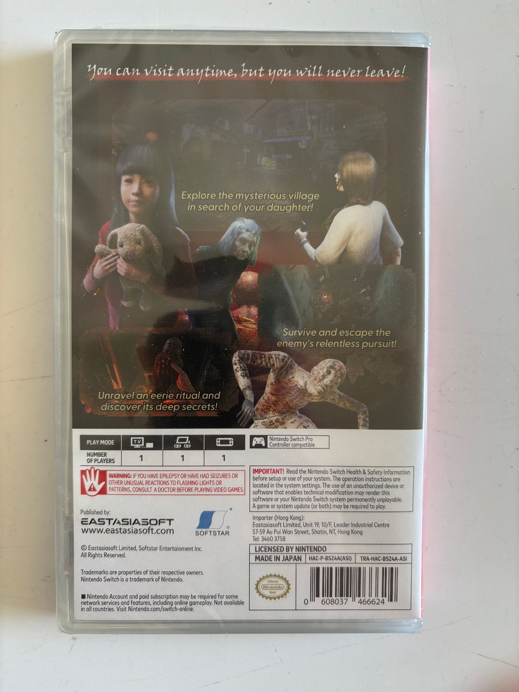 Nintendo Spiele: Incantation / Brand New Sealed / Horror game – Neu und originalverpackt aus Petit-lancy von Jototti 1