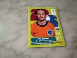 Panini FIFA Fussball WM 2026 Sticker Xavi Simons NED 15