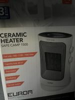 Chauffage céramique EUROM SAFE CAMP 1500 W, neuf