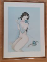 Mara Tran Long, Paris:  Nu à la Rose Lithographie sign & num