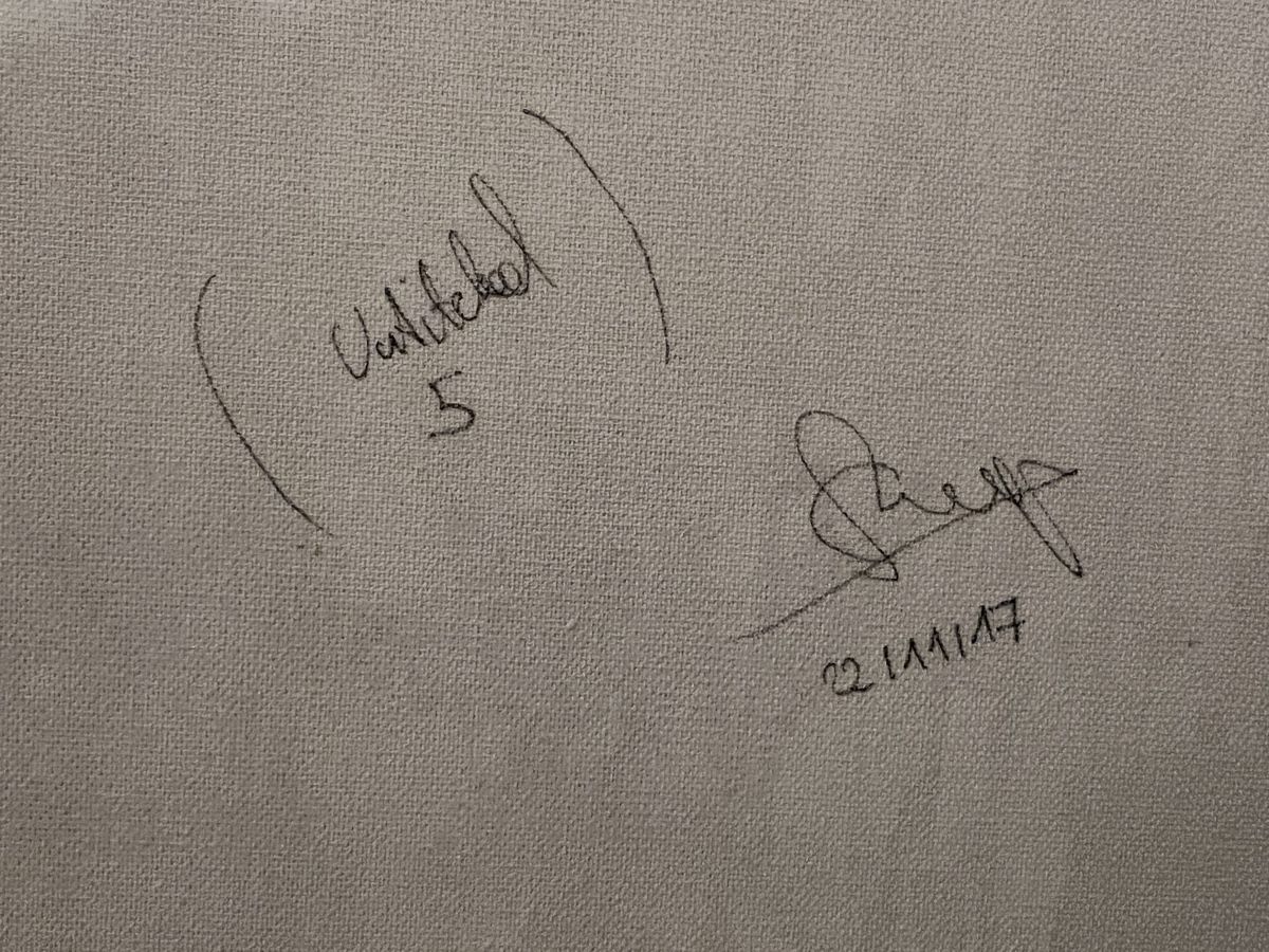 Dipinti: Bild "Untitled 5" 22.11.17 mit Unterschrift 53 – Nuovo (secondo la descrizione) da Zürich venduto da phi_9mwv 2