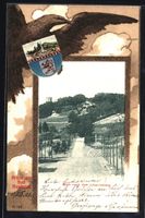 Grusskarten-AK Bad Nauheim, Ortspartie m
