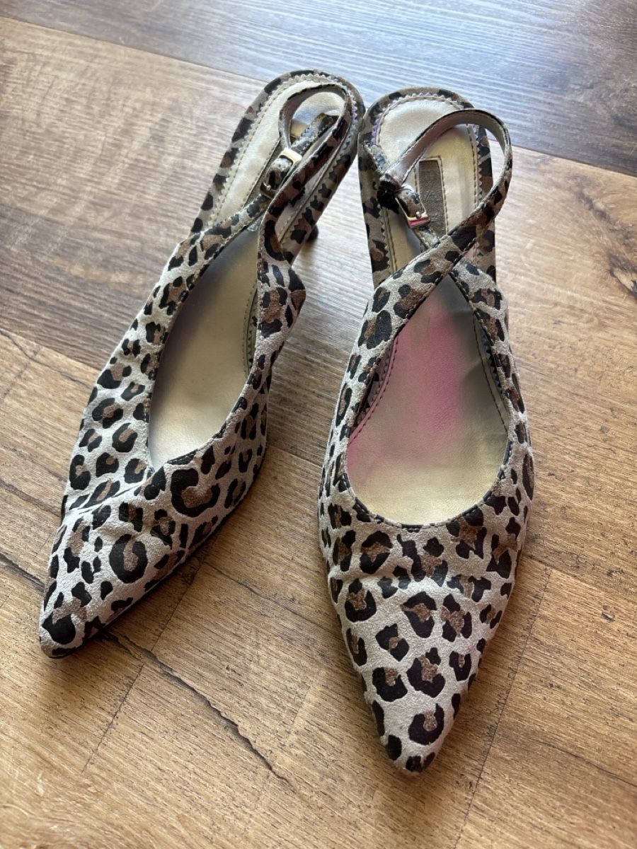 Scarpe da donna: Sandalen TAXI Leopard Muster – Usato da Bern venduto da LoveVintageY2K