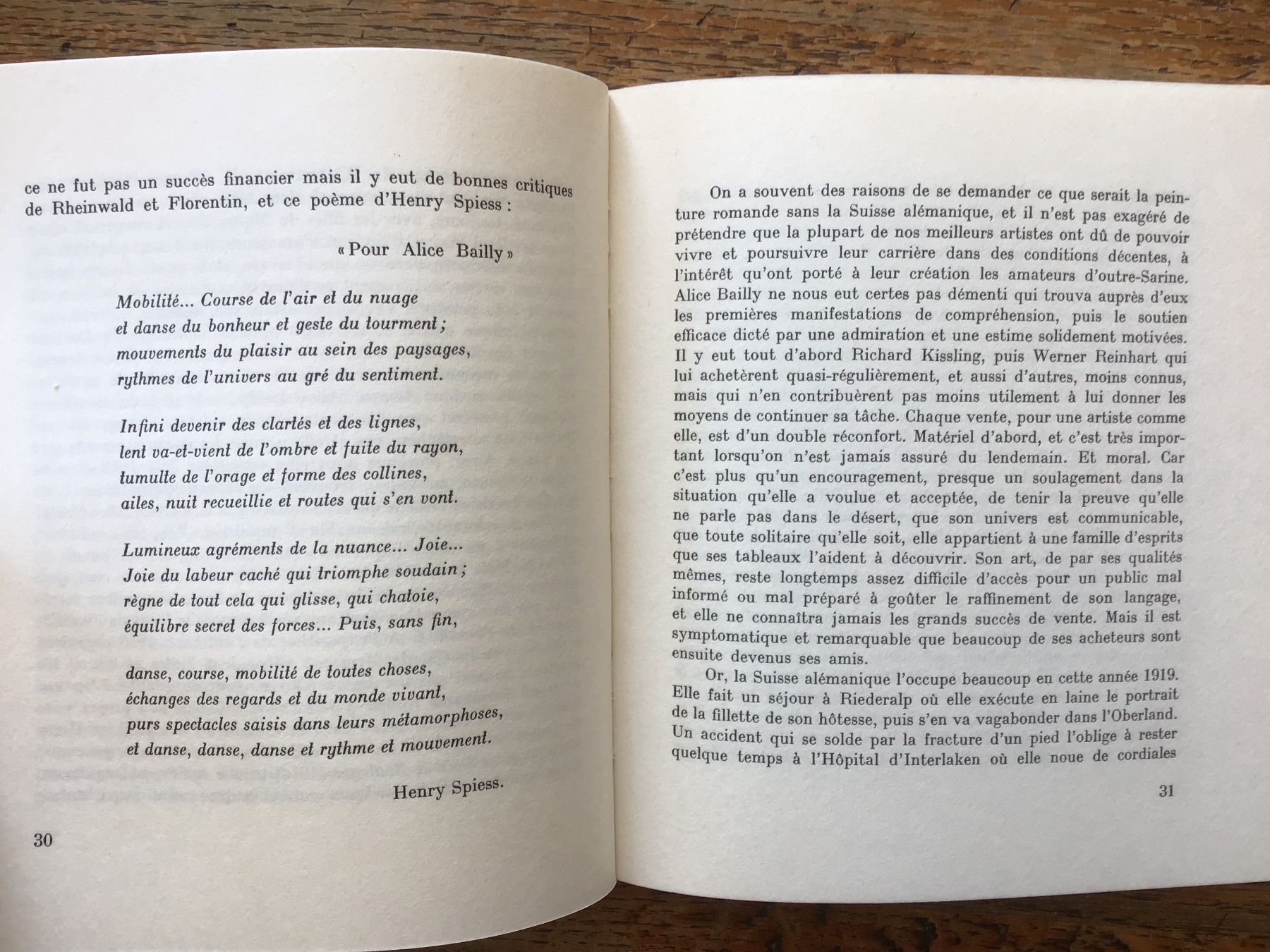 Livres: Alice Bailly par Georges Peillex – D'occasion à Fully par Ruby97 2