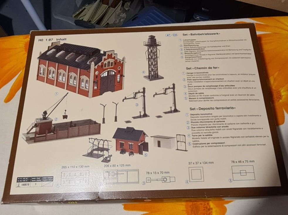 Faller 180327 H0 Rohrleitungs-Set - Für Modellbahn Industrieanlagen