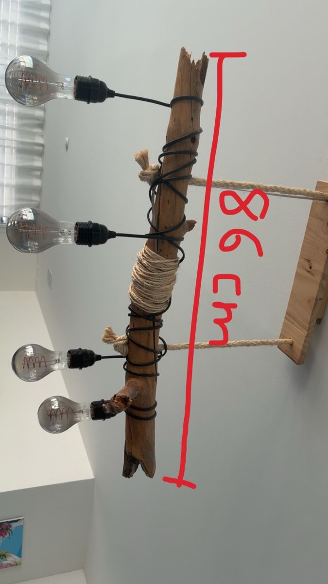Lampadari & plafoniere: Schwemmholz Lampe - Unikat! – Usato da Gelterkinden venduto da Kikierenda 3