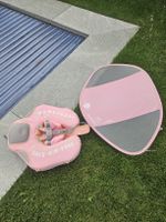 Mambobaby Schwimmhilfe / Baby Float rosa inkl. Sonnenschutz