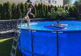 Bestway Pool 4.88 x 1.22 mit Pumpe, Roboter, Sommer Spass!