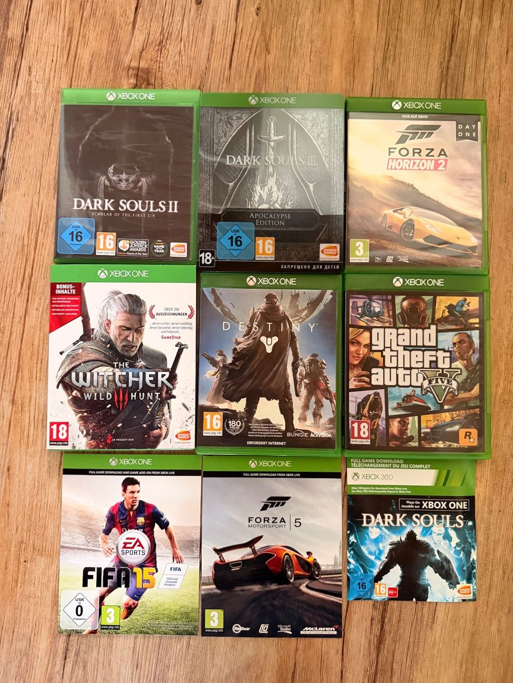 Microsoft Konsolen: Xbox one - mit 2 Controller und 6 (9) Games – Gebraucht aus Wernetshausen von BASI91 7
