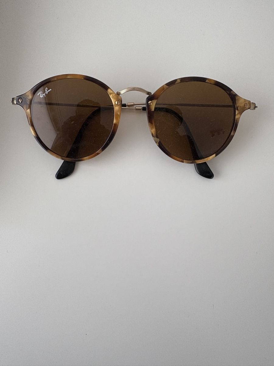Ray-Ban Occhiali & Lenti: Rayban Round Fleck Havana Brown – Nuovo (secondo la descrizione) da Zürich venduto da BKana